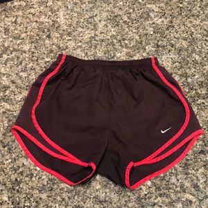Women’s Athletic Shorts Small - Maroon / Hot Pink